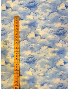 Tela cielo con nubes